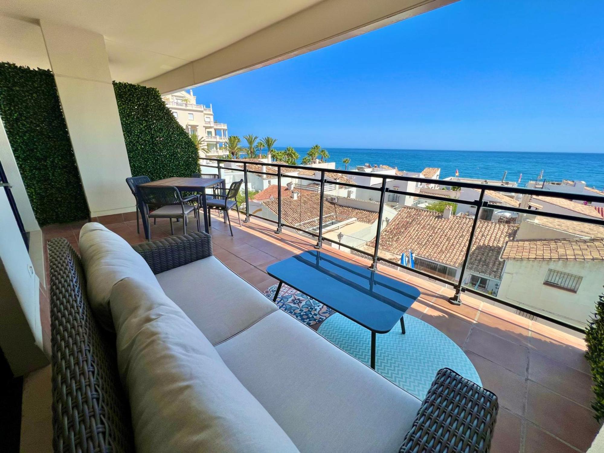 Апартаменты Breathtaking Sea View Эстепона Экстерьер фото